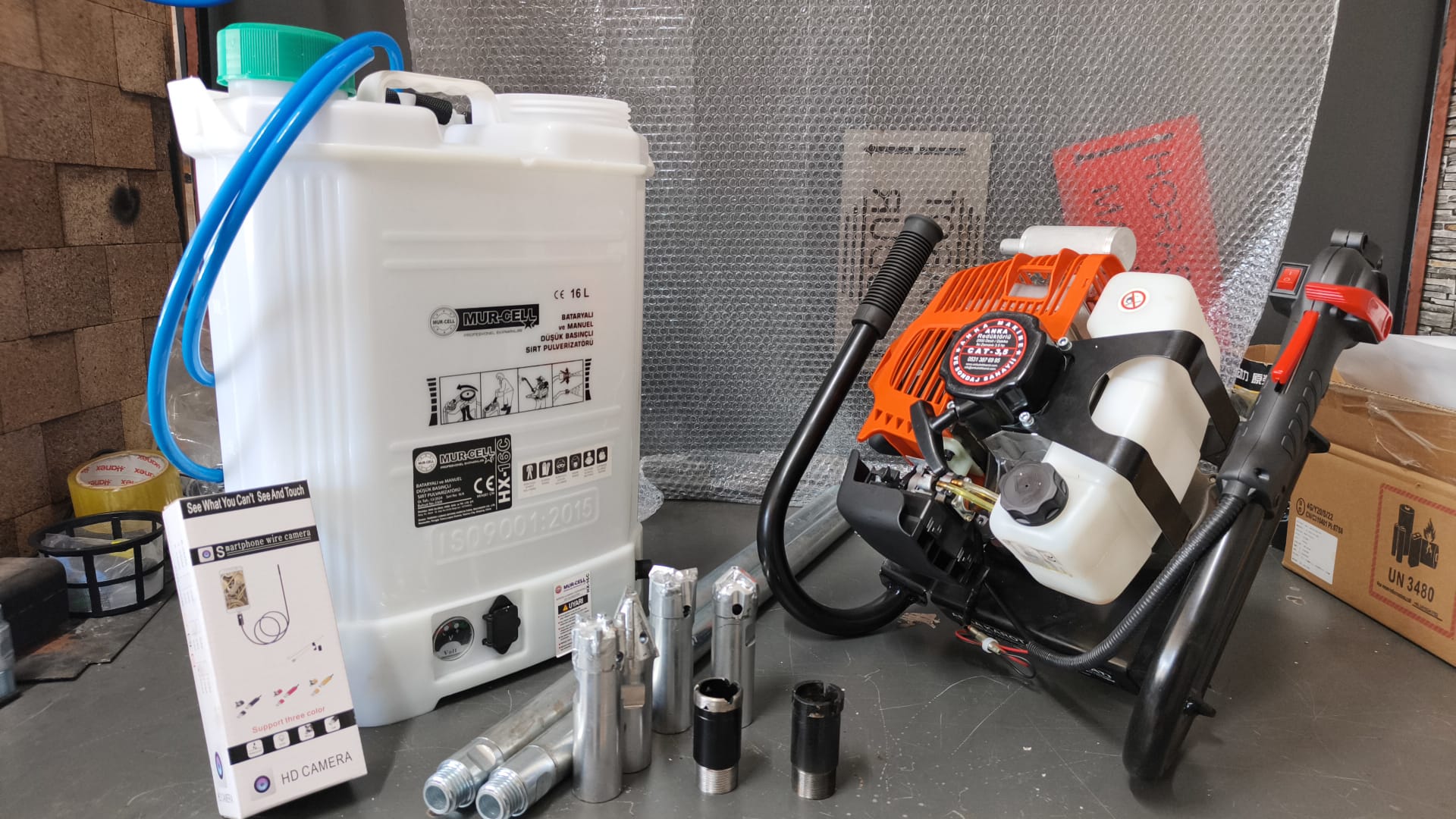 3.5 Kısa Redüktörlü Benzinli Sondaj Makinesi